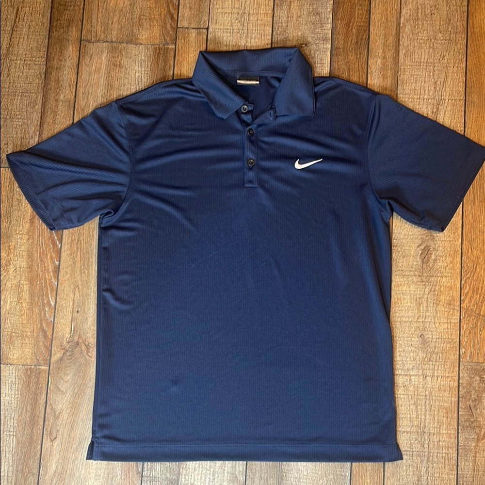 Nike Blue Performance Polo Shirt